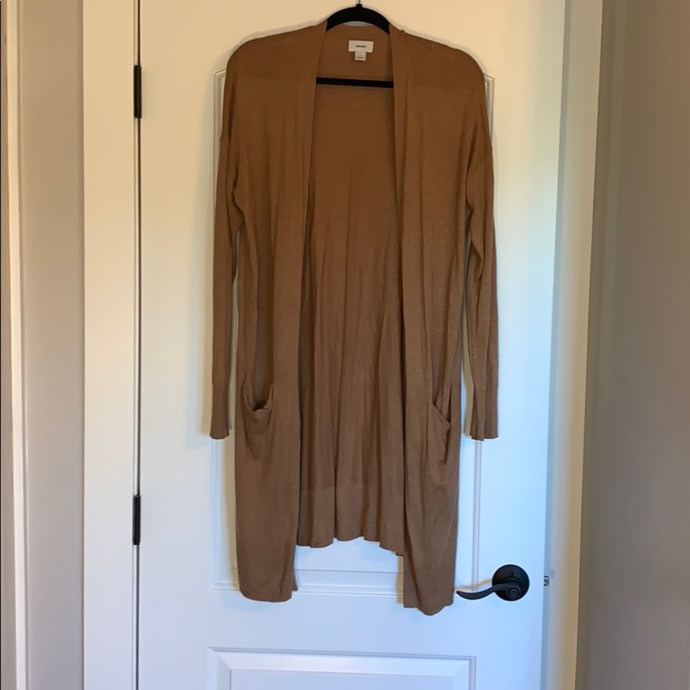 Camel color cardigan